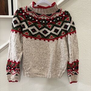 Vintage Robert Scott Limited Christmas Turtleneck Sweater